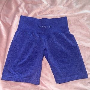 NVGTN (new) Electric Blue Pro Seamless shorts